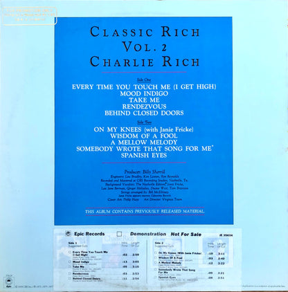Charlie Rich - Classic Rich Vol. 2
