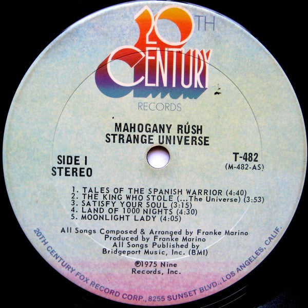Mahogany Rush - Strange Universe