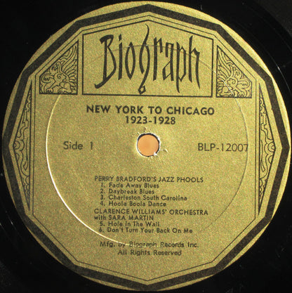 New York To Chicago 1923-28 - secondary