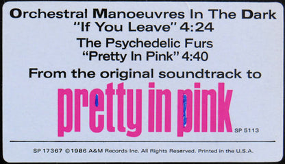 If You Leave / Pretty In Pink - secondary