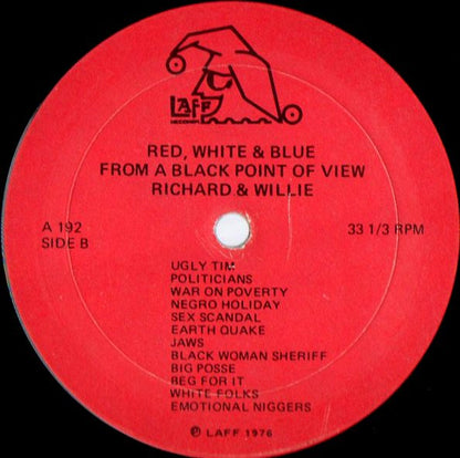 Richard & Willie - Red White And Blue From A Black Point Of View