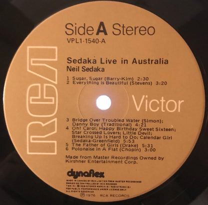 Neil Sedaka - Sedaka Live In Australia