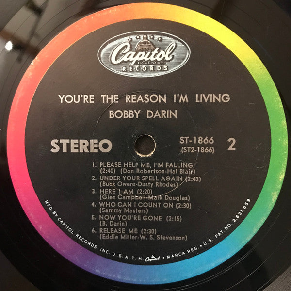 Bobby Darin - You're The Reason I'm Living