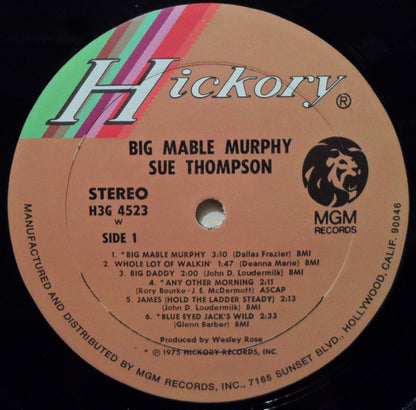 Sue Thompson - Big Mable Murphy