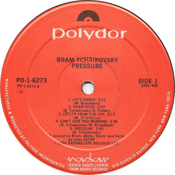 Pressure - secondary