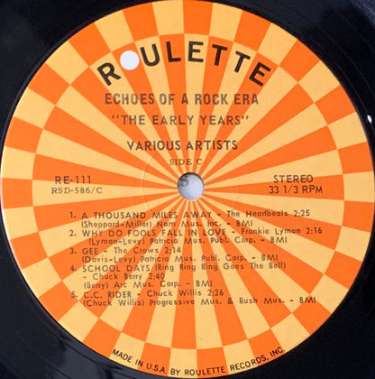 Echoes Of a Rock Era: The Early Years - secondary