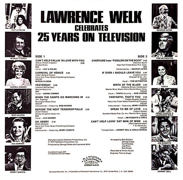 Lawrence Welk - Lawrence Welk Celebrates 25 Years On Television