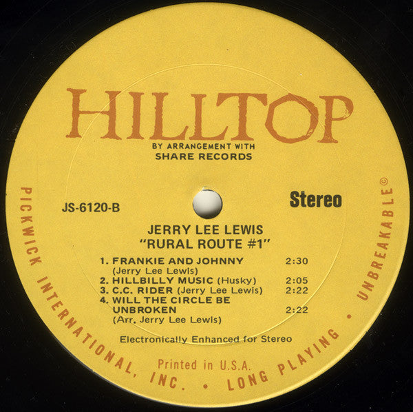 Jerry Lee Lewis - Rural Route #1