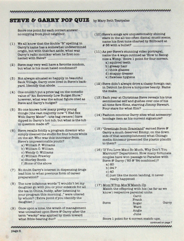 Steve Dahl - Pet Fishsticks