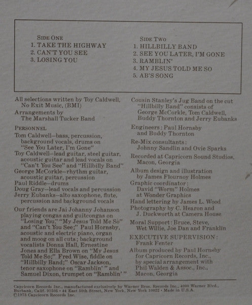 The Marshall Tucker Band - secondary