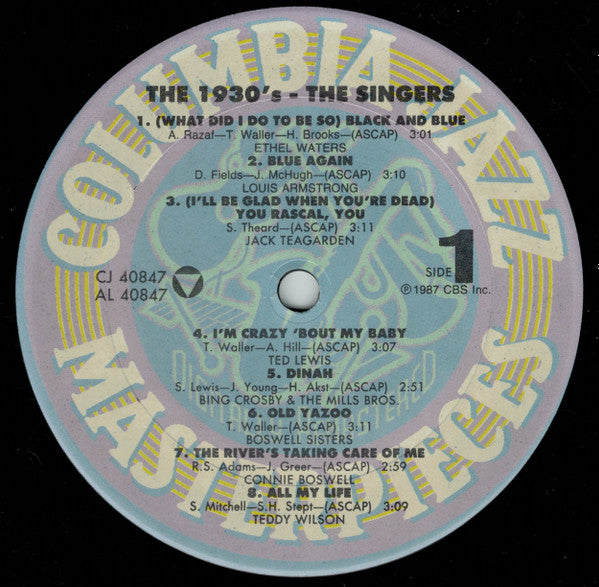The 1930's -The Singers - secondary