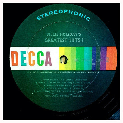 Billie Holiday's Greatest Hits! - secondary