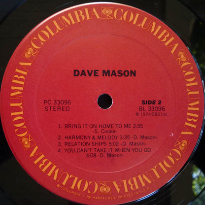 Dave Mason - secondary