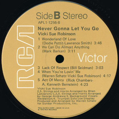 Never Gonna Let You Go - secondary