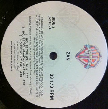 12" Single: Zan - House You