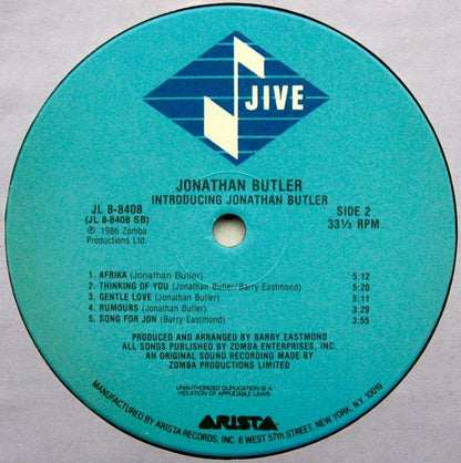 Introducing Jonathan Butler - secondary