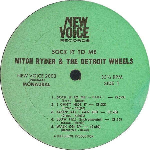 Mitch Ryder & The Detroit Wheels - Sock It To Me!