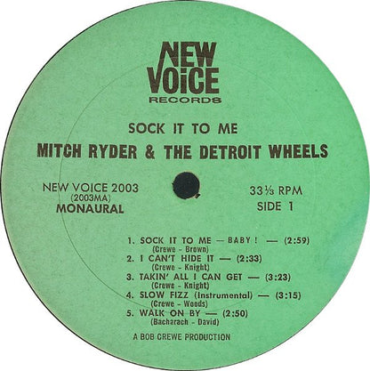 Mitch Ryder & The Detroit Wheels - Sock It To Me!