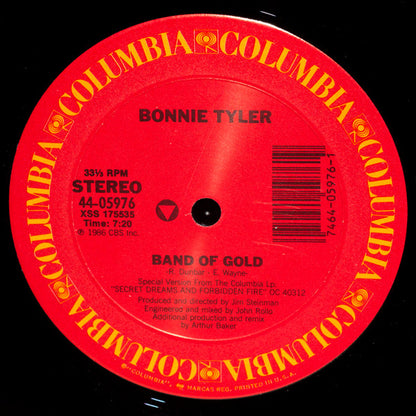 12" Single: Bonnie Tyler - Band Of Gold