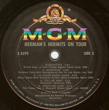 Herman's Hermits - Herman's Hermits On Tour (Their Second Album!)