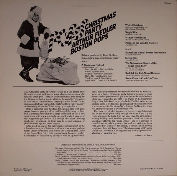 Arthur Fiedler, Boston Pops Orchestra - Pops Christmas Party
