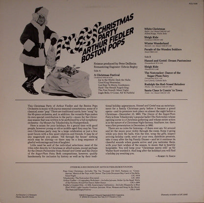 Arthur Fiedler, Boston Pops Orchestra - Pops Christmas Party