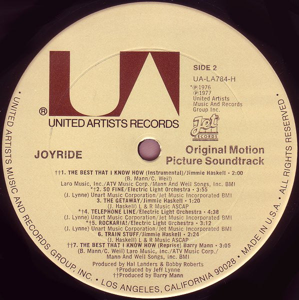 Joyride (Original Motion Picture Sound Track) - secondary