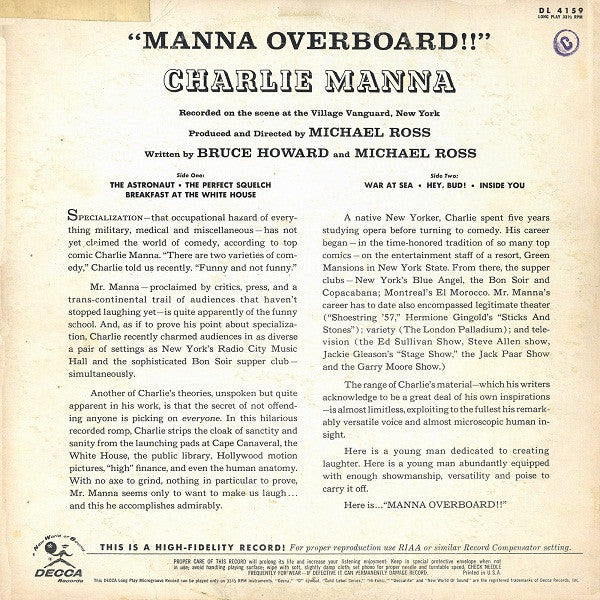 "Manna Overboard!!" - secondary