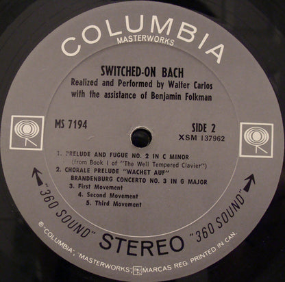 Walter Carlos - Switched-On Bach