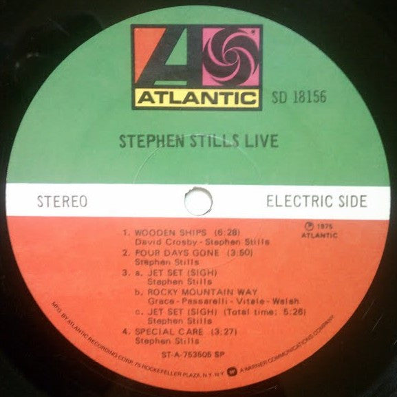 Stephen Stills Live - secondary