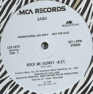 Sabu - Rock Me Slowly / For Lovers Only