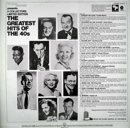 Various - Plaza House Presents The Greatest Hits Of The 40s