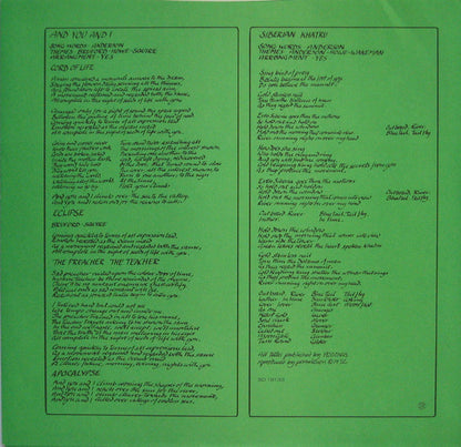 Close To The Edge - secondary