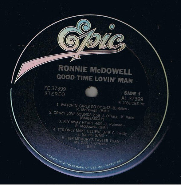 Ronnie McDowell - Good Time Lovin' Man