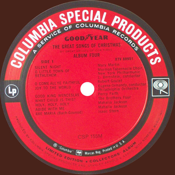 Great Songs Of Christmas (By The Great Artists Of Our Time) Album Four - secondary