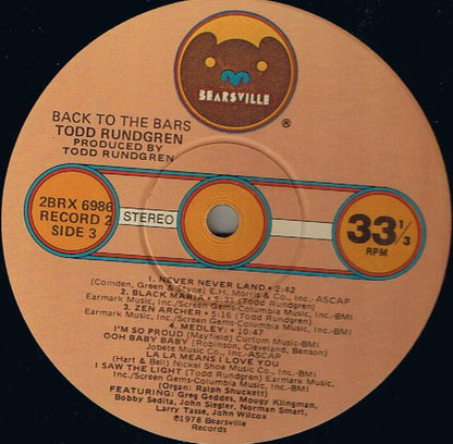 Back To The Bars - secondary