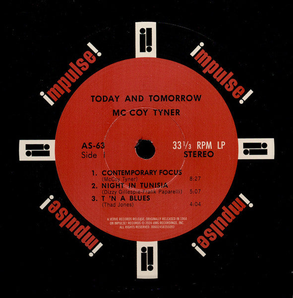 McCoy Tyner - Today And Tomorrow – Five Buck Bin