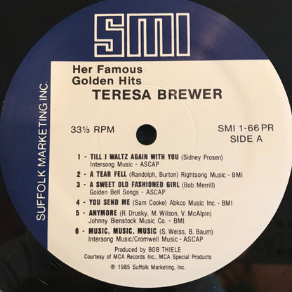 Teresa Brewer - Her Famous Golden Hits: Heart-Touching Love Songs