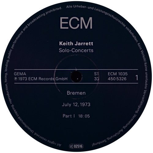 Solo Concerts: Bremen / Lausanne - secondary