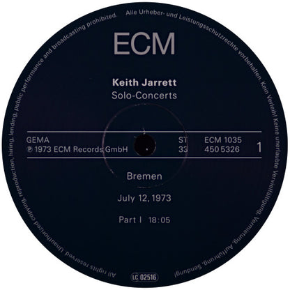 Solo Concerts: Bremen / Lausanne - secondary