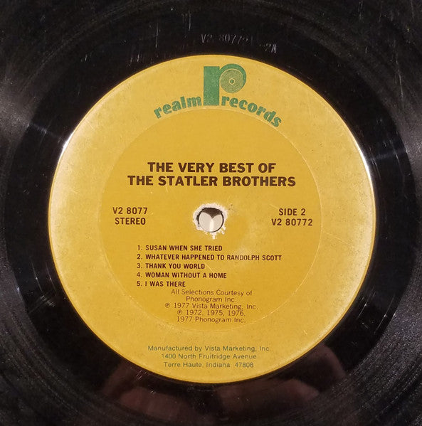 The Very Best Of The Statler Brothers - secondary