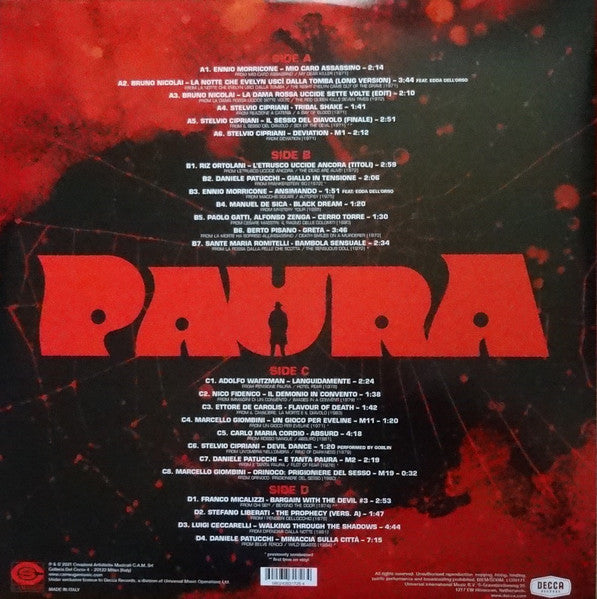 Paura (A Collection Of Italian Horror Sounds From The Cam Sugar Archive) - secondary