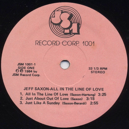 All In The Line Of Love - secondary
