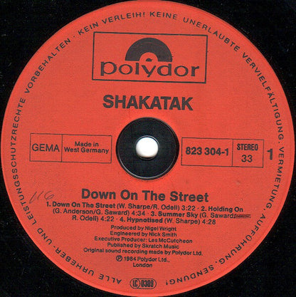 Down On The Street - secondary