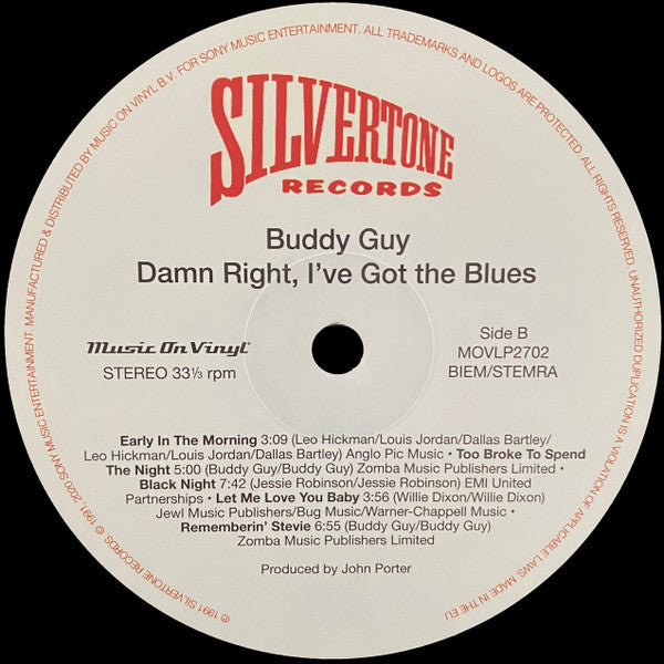 Damn Right, I've Got The Blues - secondary