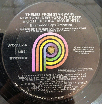 Themes From Star Wars, New York, New York, The Deep & Other Great Movie Hits - secondary