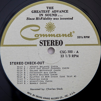Stereo Check Out - secondary