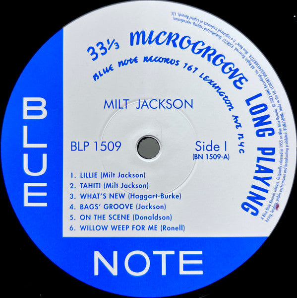 Milt Jackson With John Lewis, Percy Heath, Kenny Clarke, Lou Donaldson And The Thelonious Monk Quintet - secondary
