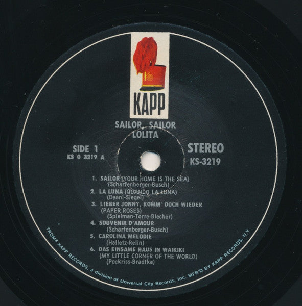 Sailor, Sailor And Lolita's Greatest Hits - secondary