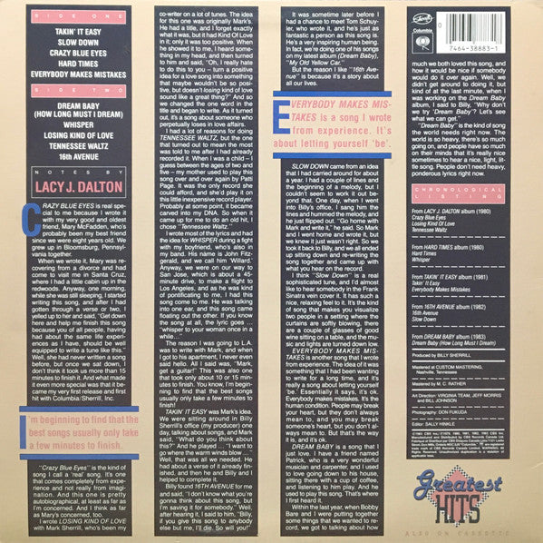 Lacy J. Dalton - Greatest Hits